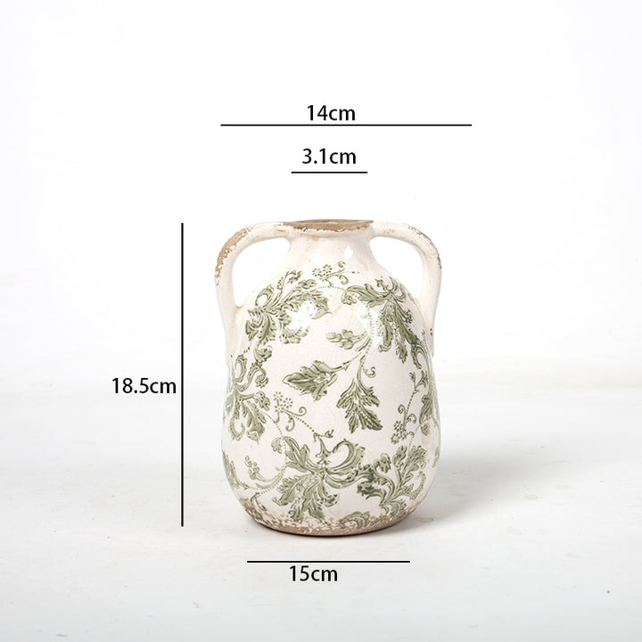 Decorative ceramic vase