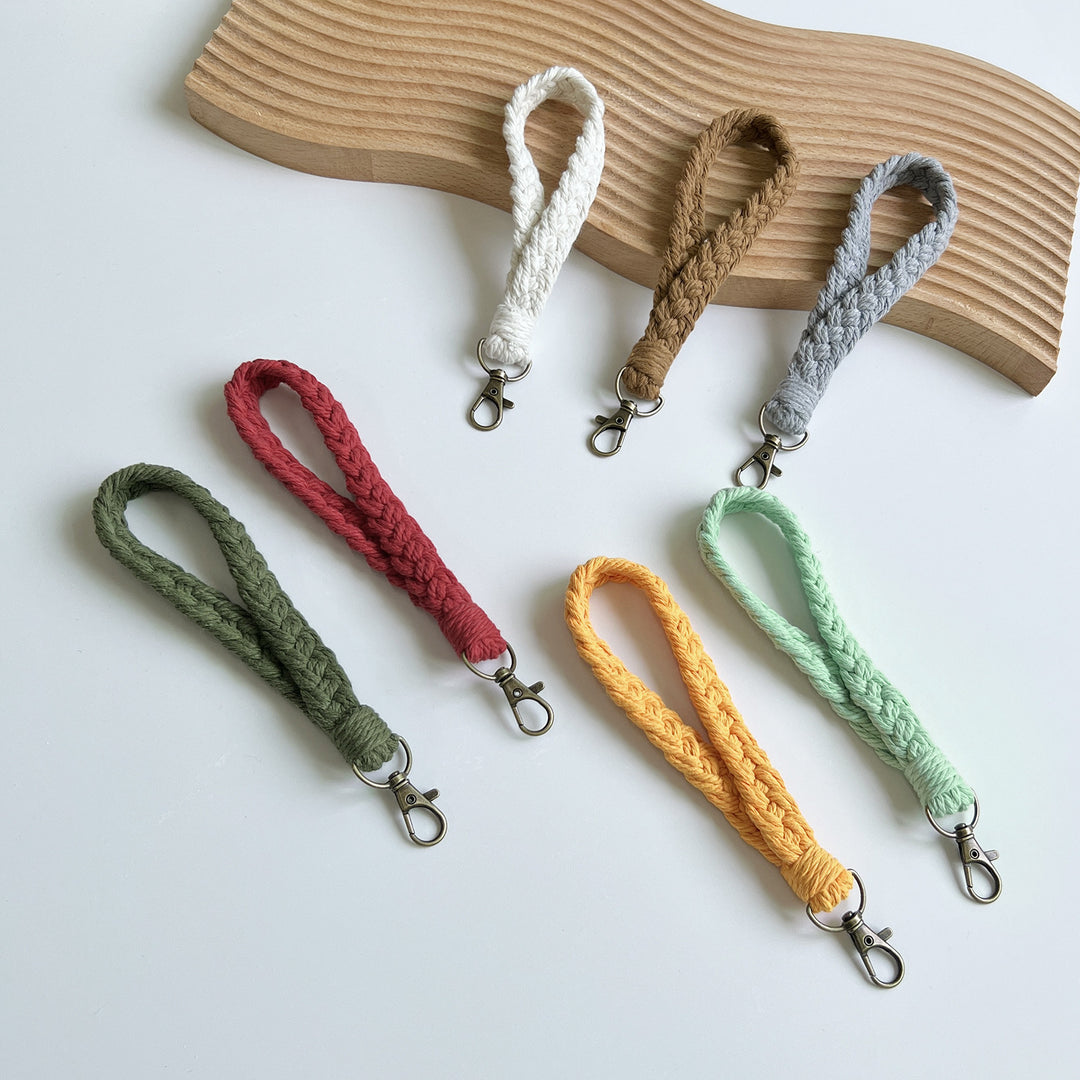 Braided Rope Keychain Holder