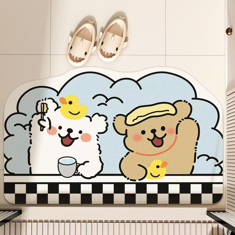 Cartoon Bath Mat Avarnia