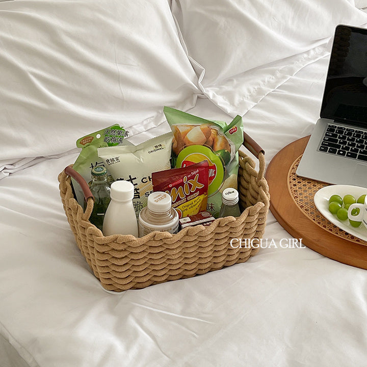 Handcrafted Woven Storage Basket