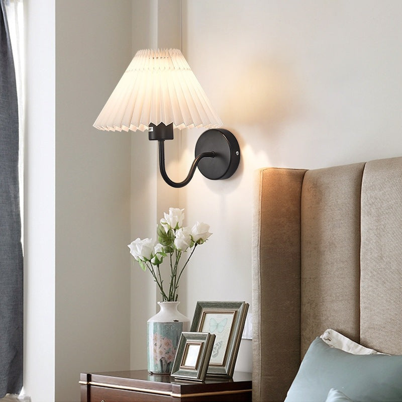 Decorative Pleated Shade Wall Lamp
