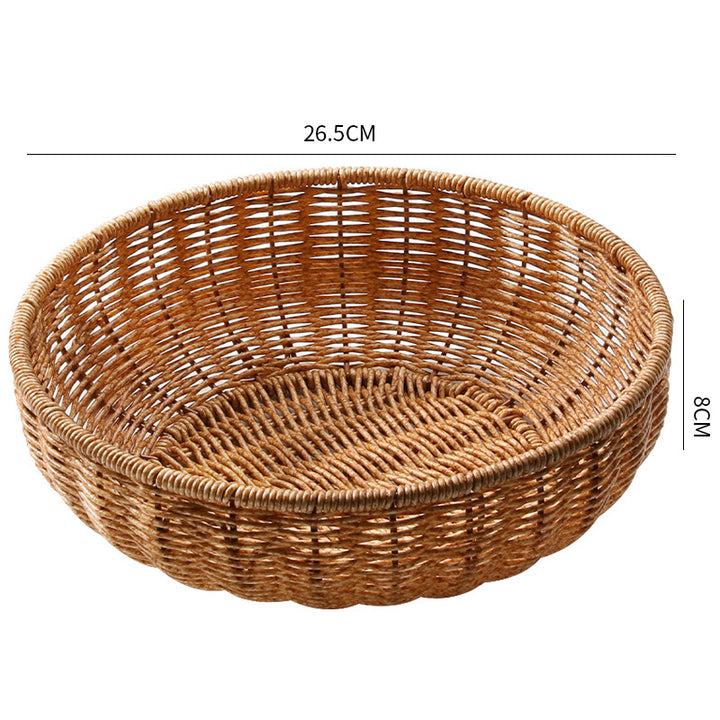 Handmade Natural Woven Fruit Bowl