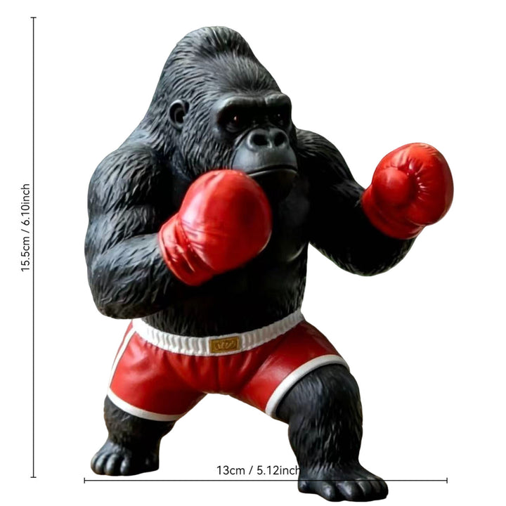Boxing Gorilla Statue