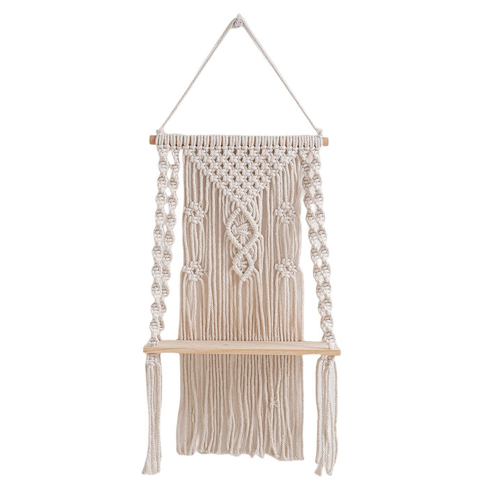 Decorative Macramé Wall Hanging Shelf