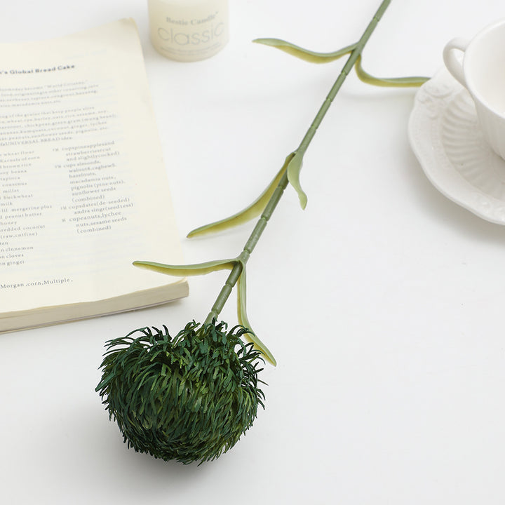 Decorative artificial flower branch with a natural appearance