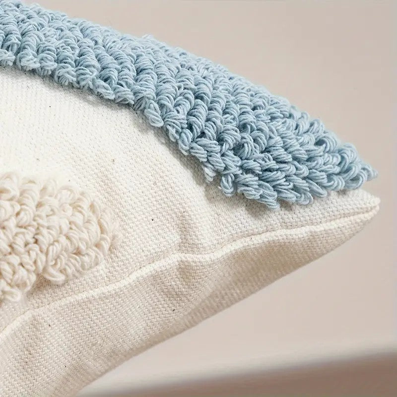 Textured Wave Design Cushion