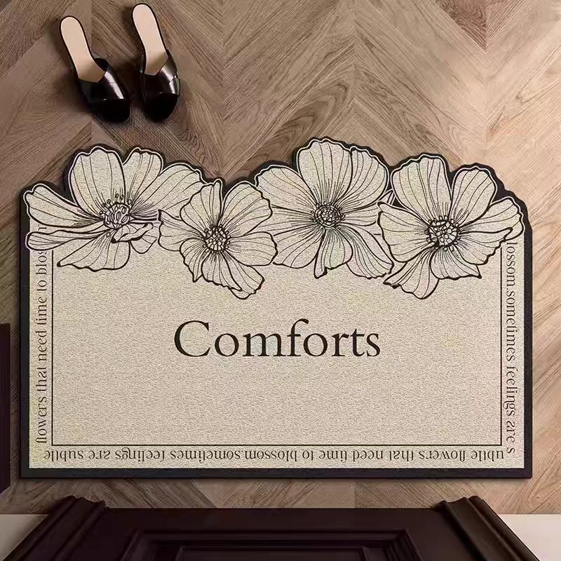 Floral Welcome Mat