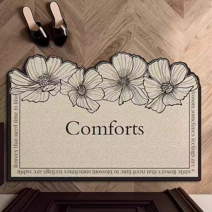 Floral Welcome Mat