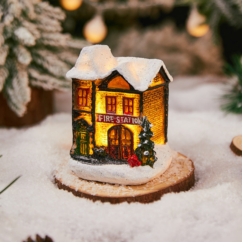 Illuminated Christmas decoration figure