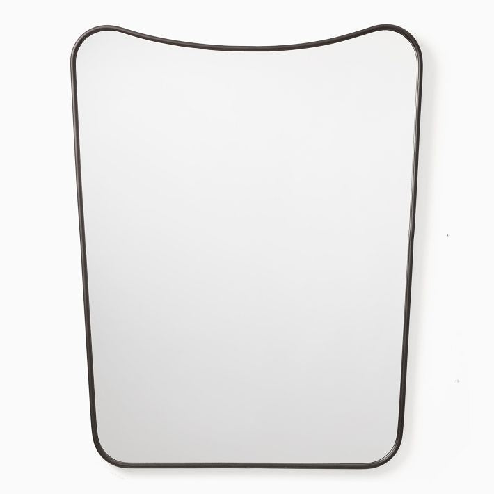 Decorative Wall Mirror With Elegant Curved Frame