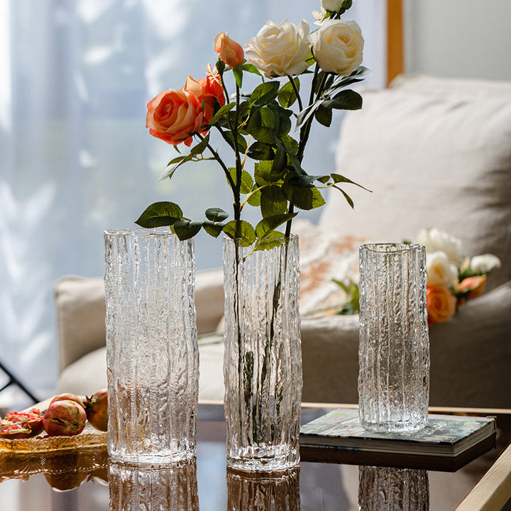 Artful Glass Vase in Modern Design
