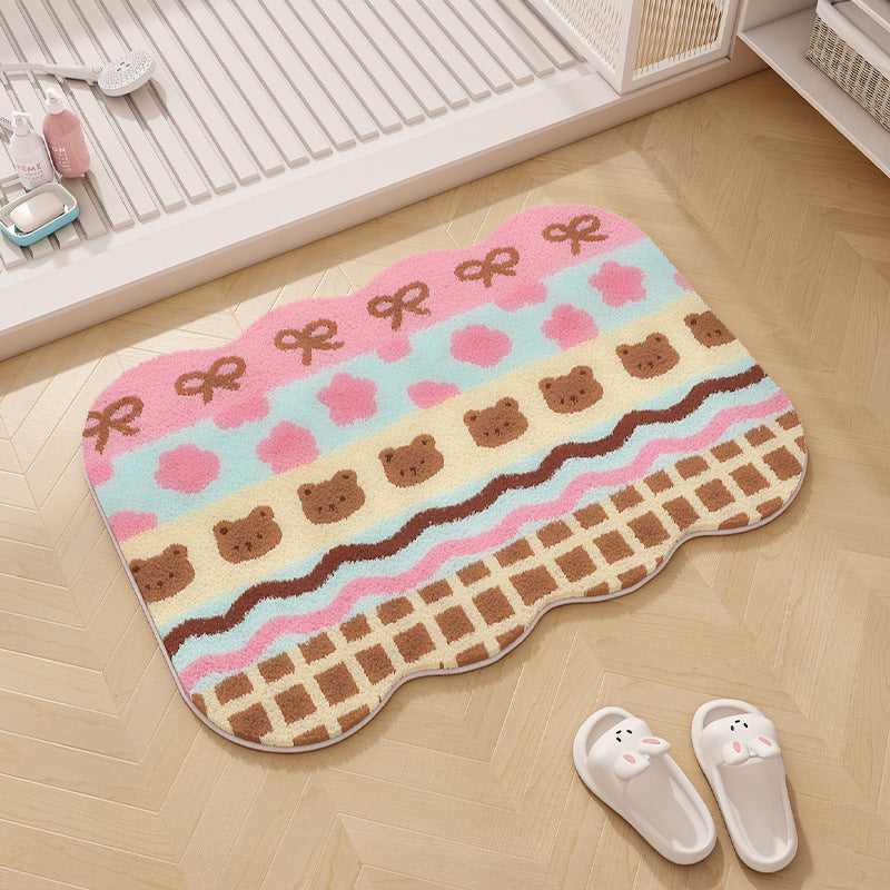 Cute Cartoon-Themed Bath Mat