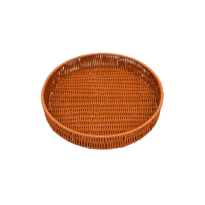 Round Woven Serving Baskets Set