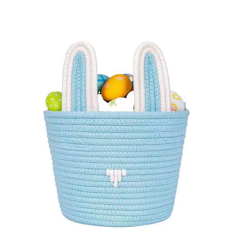 Playful Storage Basket in Rabbit Design