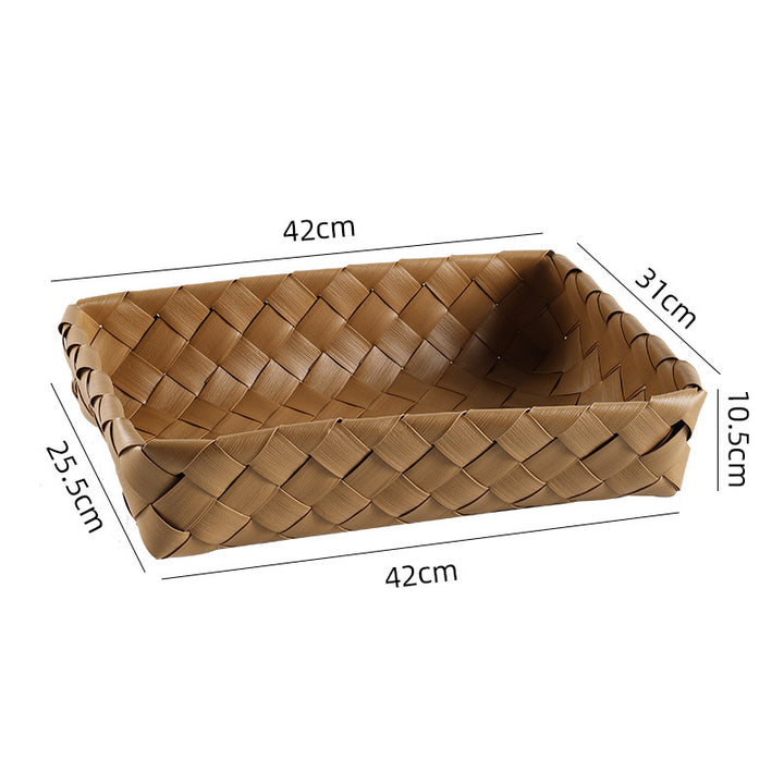 Elegant Handwoven Storage Tray