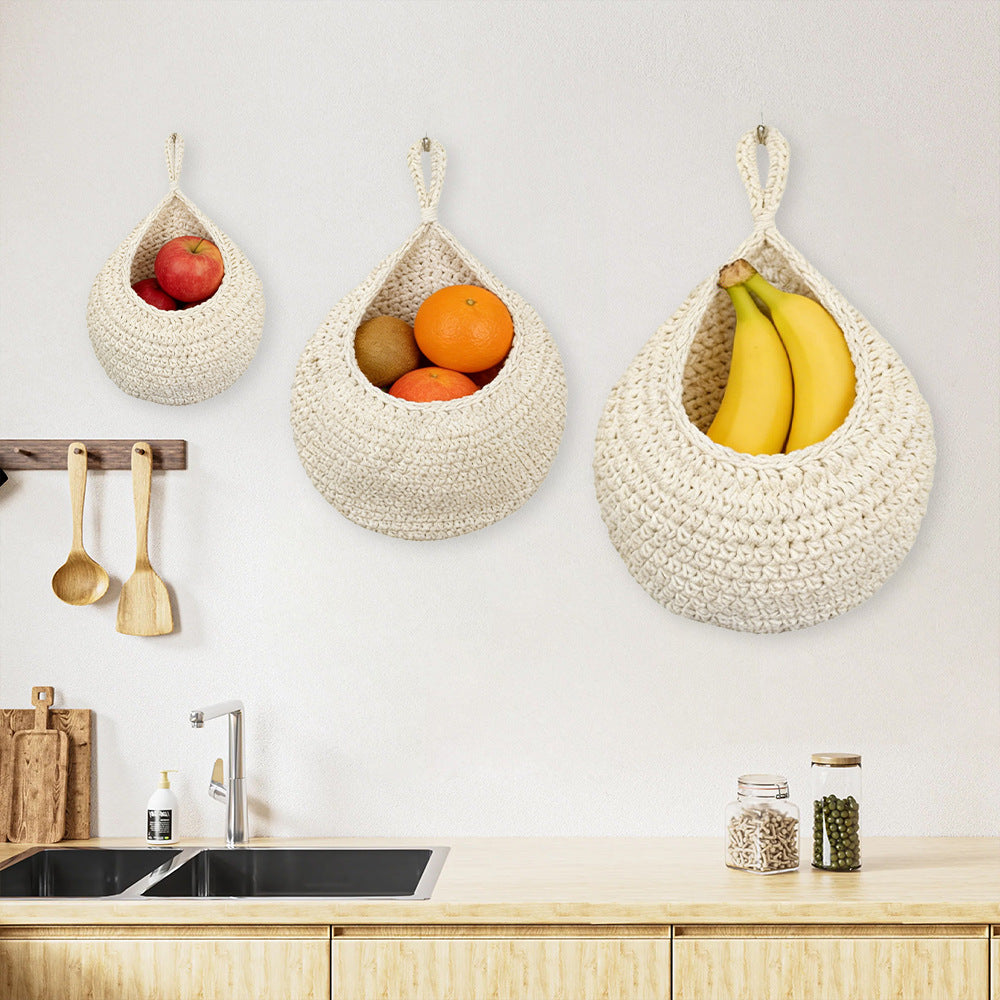 Handcrafted storage baskets