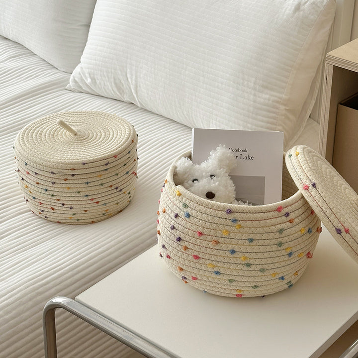 Handmade Cotton Storage Basket