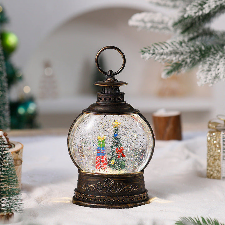Decorative Snow Globe Lantern