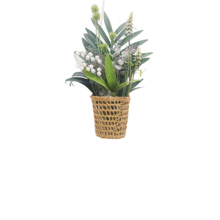 Decorative Woven Hanging Planter