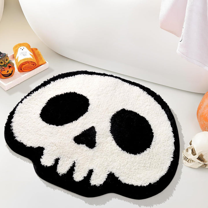 Halloween-Themed Ghost Bath Mat