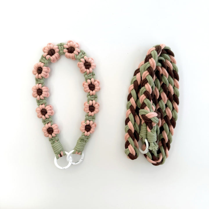 Macrame Dog Leash Holder