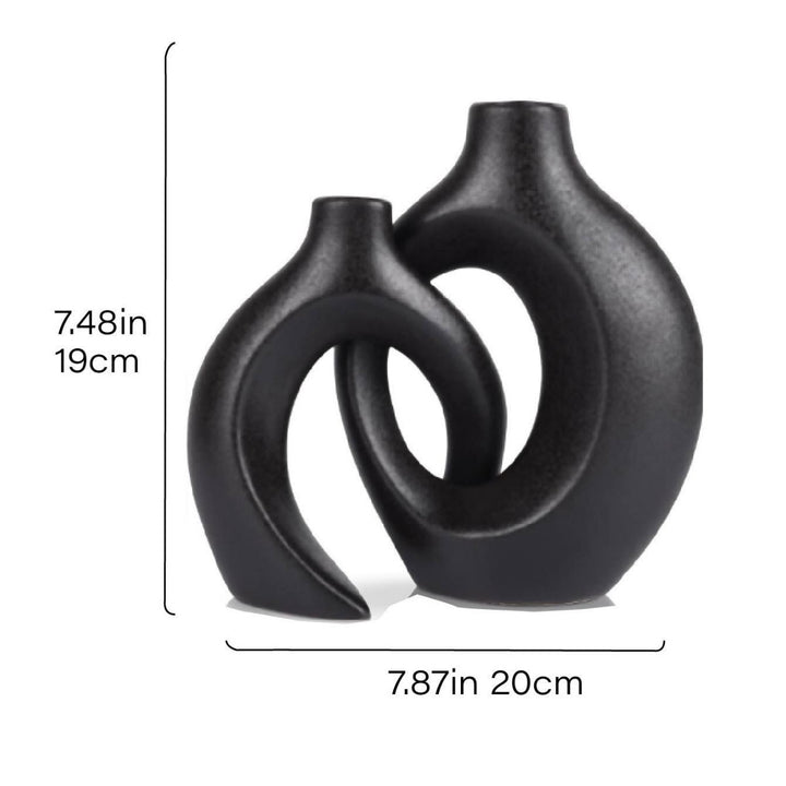 Artistic Abstract Vase Set