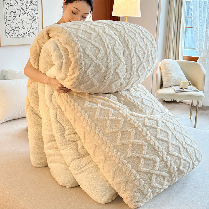 Luxurious Textured Plush Blanket