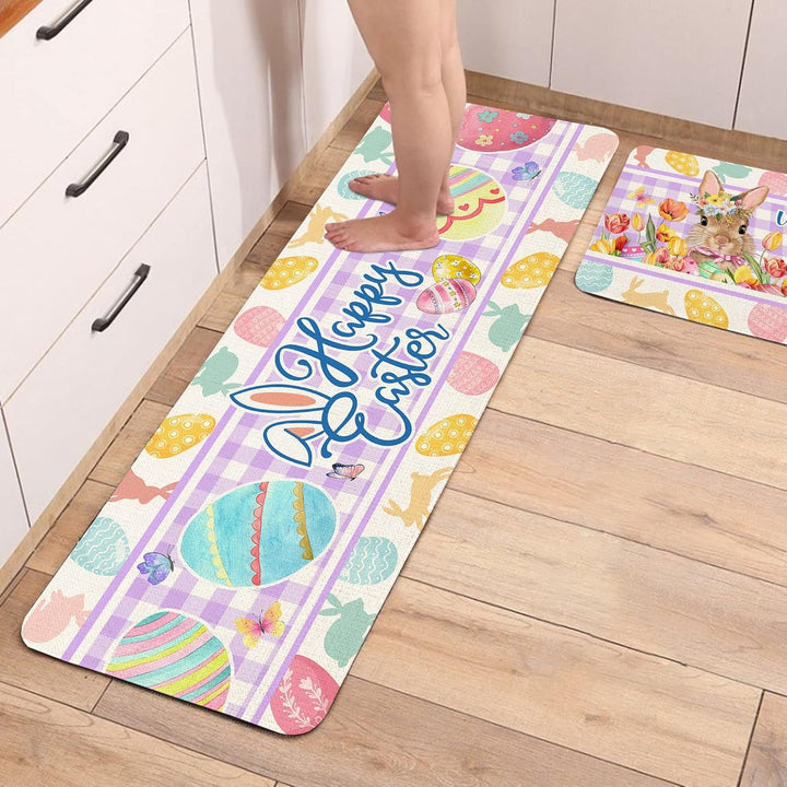 Children's Easter-Themed Kitchen Floor Mat