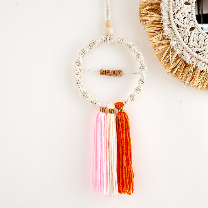 Decorative Macrame Dreamcatcher Wall Hanging