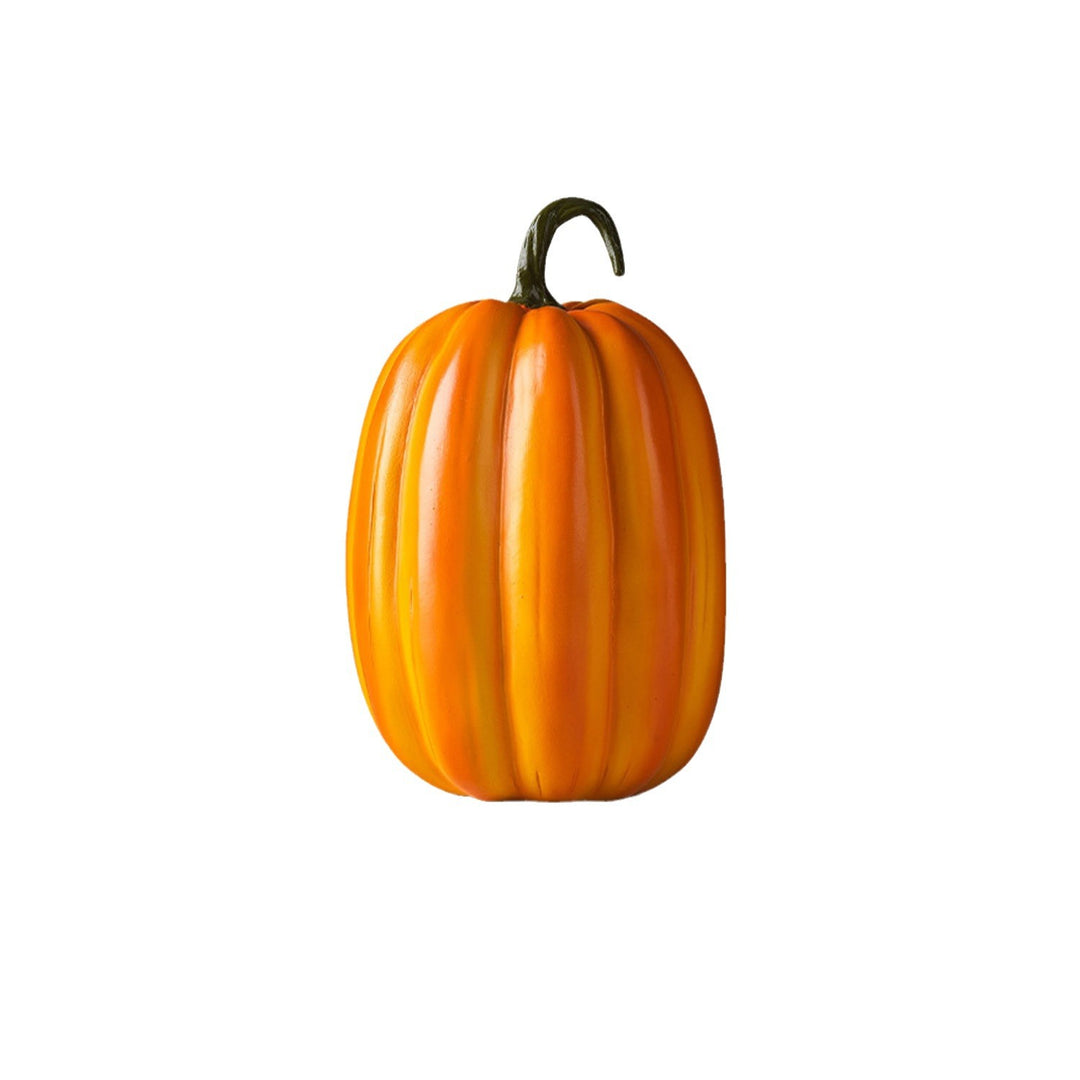 Decorative pumpkin figure as autumn probe