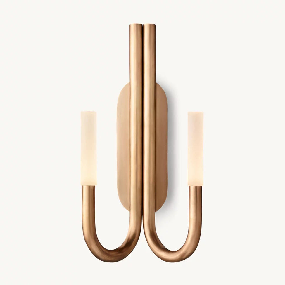Modern double-arm wall lamp