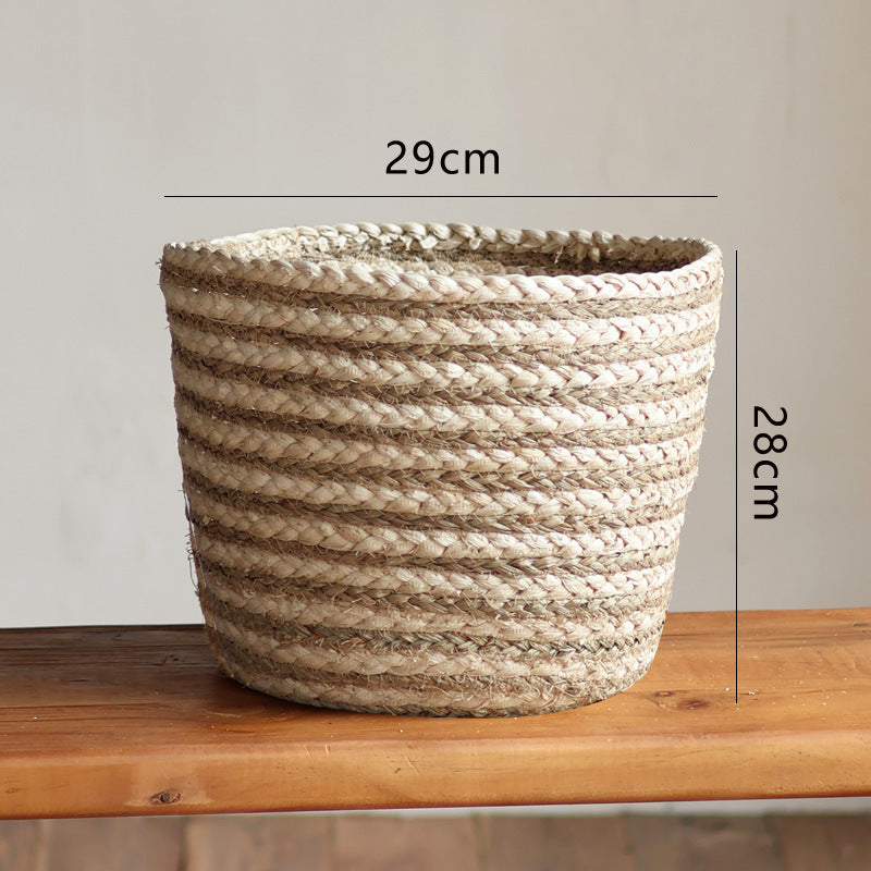 Handwoven storage basket