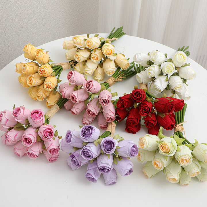 Artificial rose bouquet with fine details