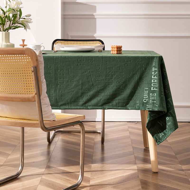 Jacquard tablecloth