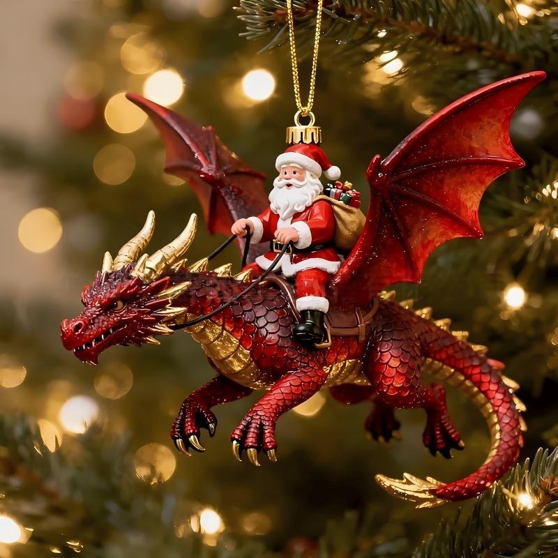 Fantastic Christmas figure in dragon design