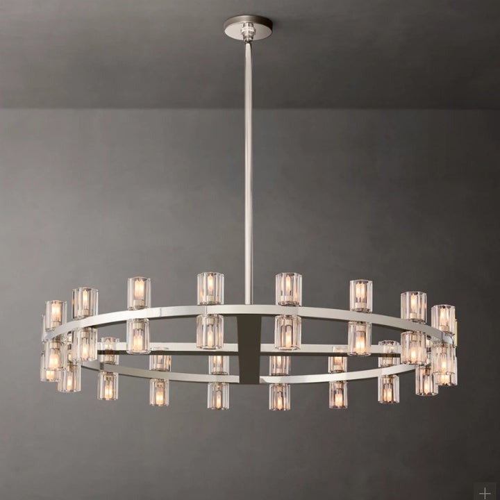 Modern Crystal Circle Light