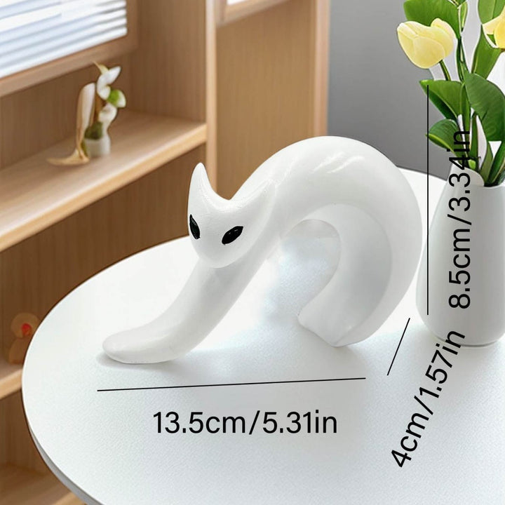 Modern Abstract Cat Figurine