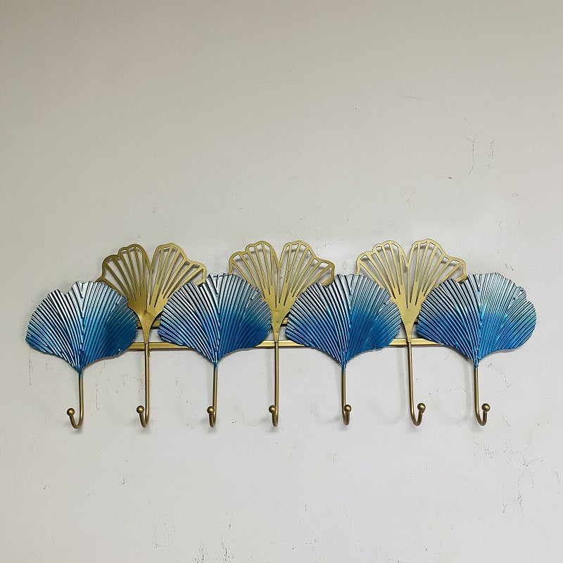 Decorative Leaf Wall Hook Rack