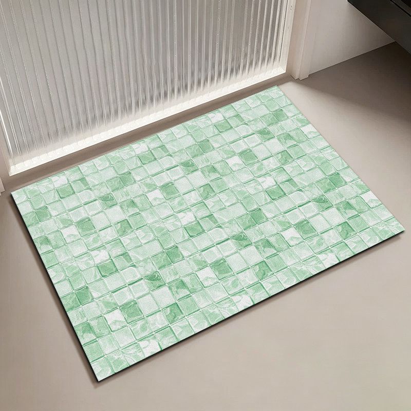 Mosaic Pattern Bath Mat