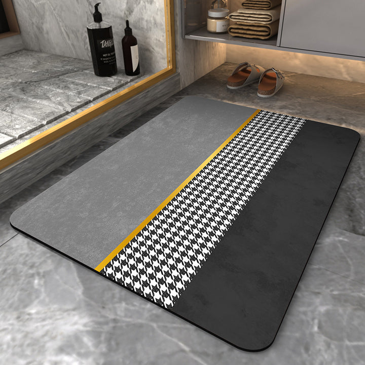 Modern Geometric Bath Mat