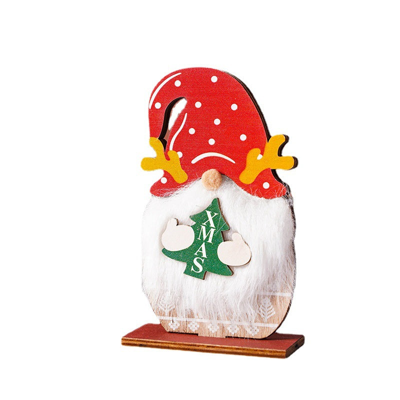 Santa Claus decorative figure in rustic design