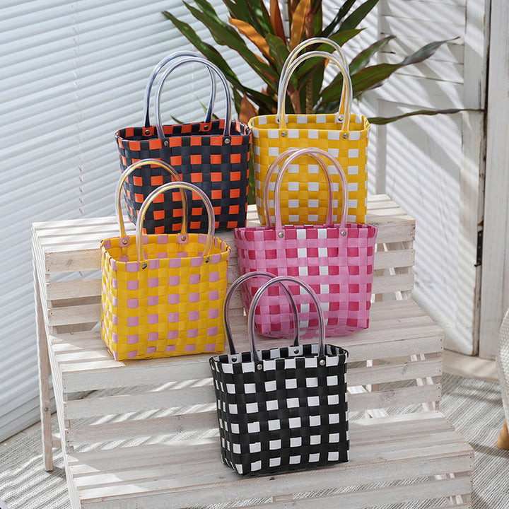 Woven Basket Bag