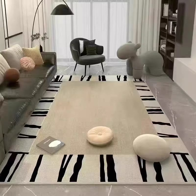 Modern Abstract Area Rug for Indoor Display