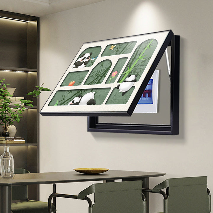 Decorative Panda-Themed Picture Frame