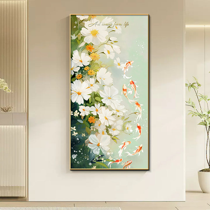 Decorative Floral Canvas Art Print