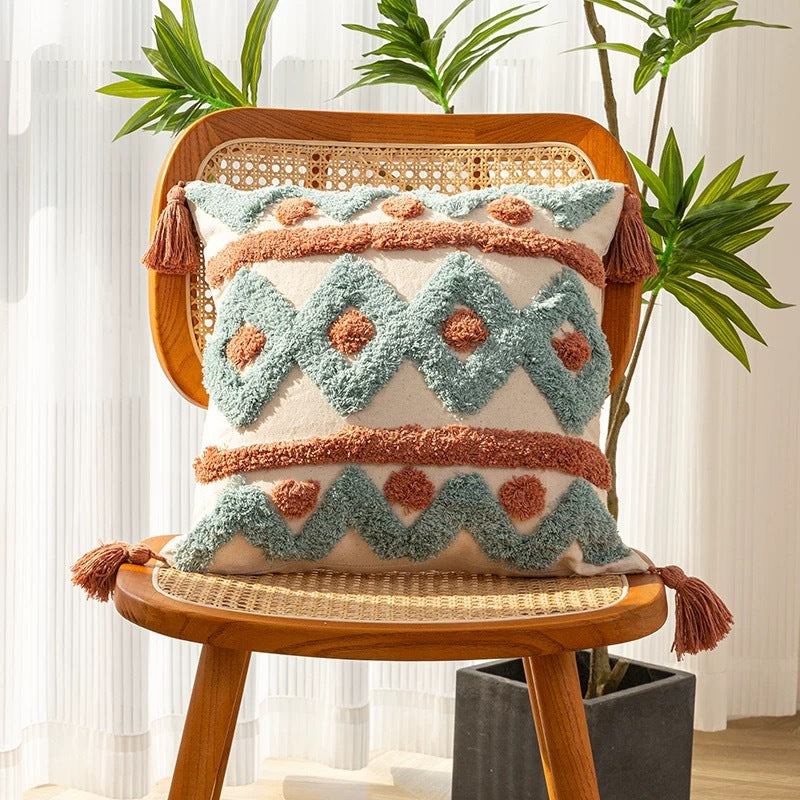 Decorative Geometric Accent Cushion