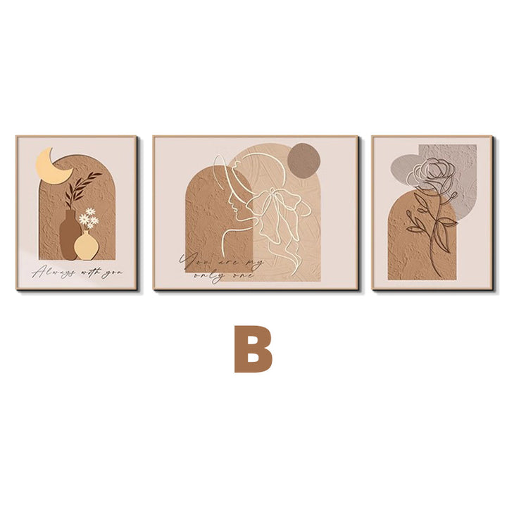Decorative Three-Piece Art Print Set