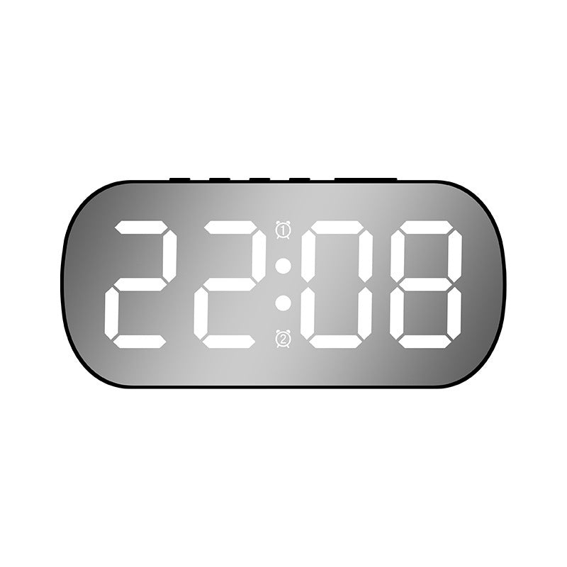 Digital alarm clock with temperature and hygrometer function