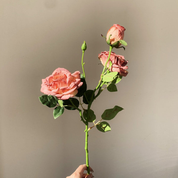 Realistic Artificial Rose Stem Arrangement