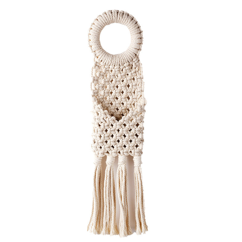 Macramé Wall Pocket Organizer